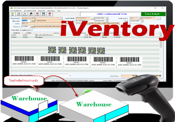 ระบบสินค้าคงคลัง (Inventory Control) โปรแกรมสำหรับบริหารงานคลังสินค้า คลังสาขา สามารถตรวจสอบสต๊อกสินค้าได้แบบ Real time สามารถดูสต๊อกสินค้าของแต่ละสาขาได้(ขึ้นอยู่กับสิทธิ์) สามารถตรวจสอบสต๊อกสินค้าปัจจุบันว่าคงเหลือเท่าไร แต่ละเดือนมีรายการเคลื่อนไหวเท่าไร รับเข้า - เบิกจ่าย - โอนย้ายระหว่างคลัง-คงเหลือ รายงานการวิเคราะห์จำนวนมากช่วยในการควบคุมระบบ เช่น รายงานการเคลื่อนไหวของสินค้าเข้า - ออก - คงเหลือประจำงวด (Movement Report) และประจำวัน (Item Valuation) เป็นต้น